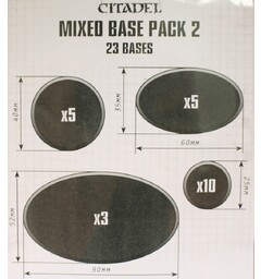 Citadel Mixed Base Pack 2 - 23 st baser Round 25+40 mm, Oval 60x35+90x52mm